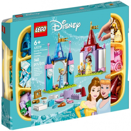 LEGO DISNEY PRINCESS 43219 KREATIVNÍ HRADY PRO PRINCEZNY Z DISNEY