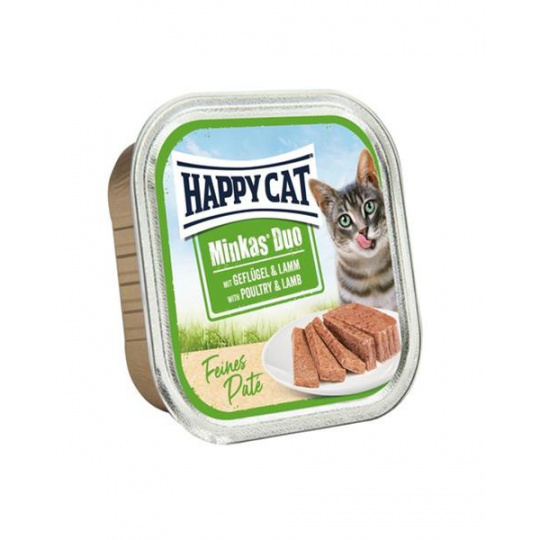 Happy Cat Minkas Duo Paté - Hydina & Jahňa 100 g Happy Cat Minkas Duo Paté - Hydina & Jahňa 100 g
