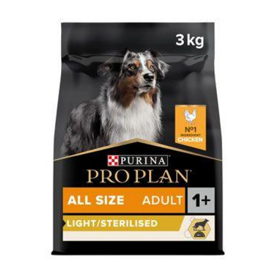 ProPlan Dog Adult All Size LightSterilised Chick 3kg ProPlan Dog Adult All Size LightSterilised Chick 3kg