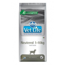 Vet Life Natural DOG Neutered 1-10kg 2kg Vet Life Natural DOG Neutered 1-10kg 2kg