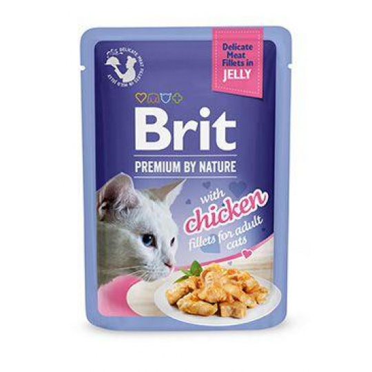 Brit Premium Cat D Fillets in Jelly with Chicken 85g Brit Premium Cat D Fillets in Jelly with Chicken 85g