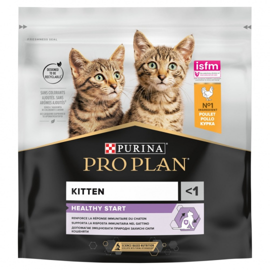 PURINA Pro Plan Kitten Healthy Start - suché krmivo pro kočky - 400g