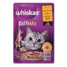 Whiskas kaps. Tasty Mix jahňa v šťave 85g Whiskas kaps. Tasty Mix jahňa v šťave 85g