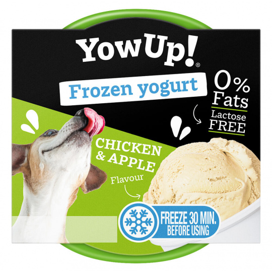 YOWUP Frozen Yoghurt - zmrzlinový jogurt s príchuťou kurčaťa a jablka 110 g