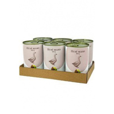 BOHEMIA MASO Hus vo vlastnej šťave SIX PACK 6x400g BOHEMIA MASO Hus vo vlastnej šťave SIX PACK 6x400g