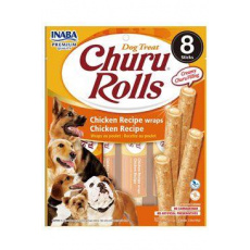 Churu Dog Rolls Chicken wraps Chicken 8x12g Churu Dog Rolls Chicken wraps Chicken 8x12g