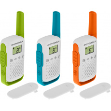 Motorola T42 vysílačka 16 kanály/kanálů Modrá, Zelená, Oranžová, Bílá