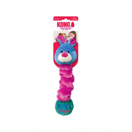 Hračka Kong Dog Squiggles Assorted Postavička, polyester, M Hračka Kong Dog Squiggles Assorted Postavička, polyester, M