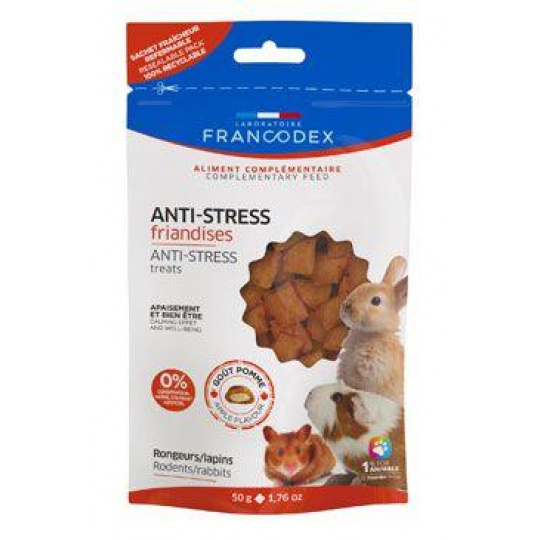 Francodex Pochúťka Anti-stress pre hlodavce 50g