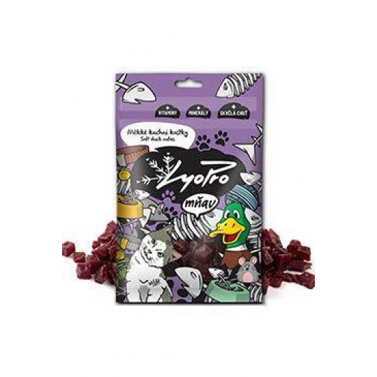 Lyopro CAT pôv. sušené Mäkké kačacie kocky 70g Lyopro CAT pôv. sušené Mäkké kačacie kocky 70g