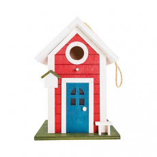 PetBuddy červená chalúpka, vtáčia búdka, 18 x 15 x 26 cm, borovicové drevo PetBuddy červená chalúpka, vtáčia búdka, 18 x 15 x 26 cm, borovicové drevo