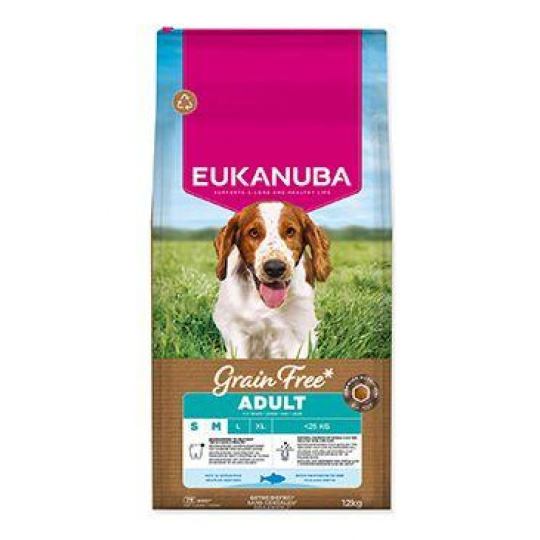 Eukanuba Dog GF Adult Small&Medium rich in Oc.Fish12kg