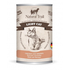 NATURAL TRAIL Light Cat Chicken with shrimp - mokré krmivo pro kočky - 400g