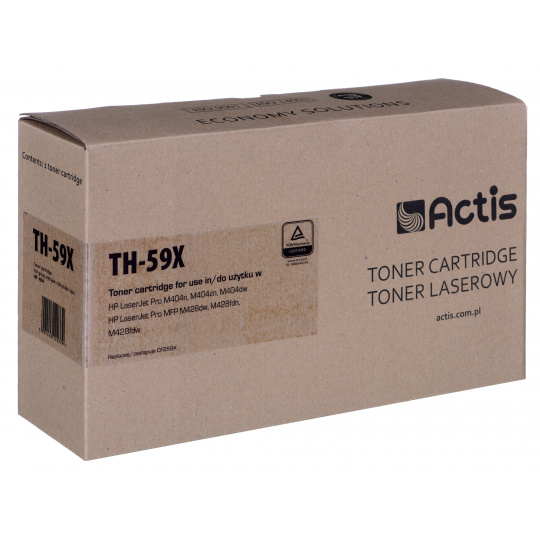 Actis TH-59X toner pro tiskárnu HP, náhradní HP CF259X; Supreme; 10000 stran; černý