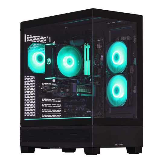 Actina 5901443383659 PC Intel® Core™ i5 i5-12400F 32 GB DDR4-SDRAM 1 TB SSD NVIDIA GeForce RTX 4060 Midi Tower Černá