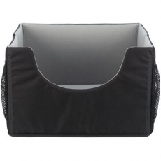 Autosedačka 45 x 28 x 40 cm, čierna/sivá