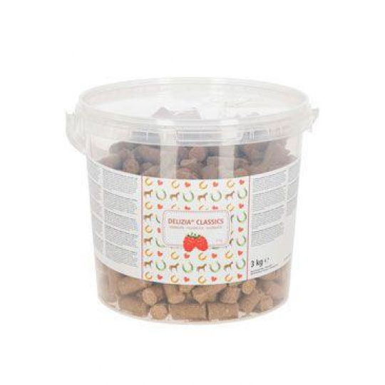 Pochúťka pre kone DELIZIA malina 3kg vedro Pochúťka pre kone DELIZIA malina 3kg vedro