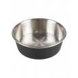 Miska DUVO+ na kŕmenie matná čierna nerez s priemerom 20,3 cm 1500 ml