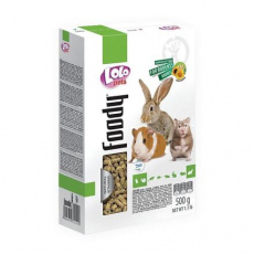 LOLO Foody granulované krmivo pre hlodavce 500 g krabička