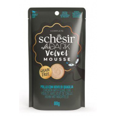 Schesir Cat kapsička After Dark Velv.Mousse kura/vajce 80g