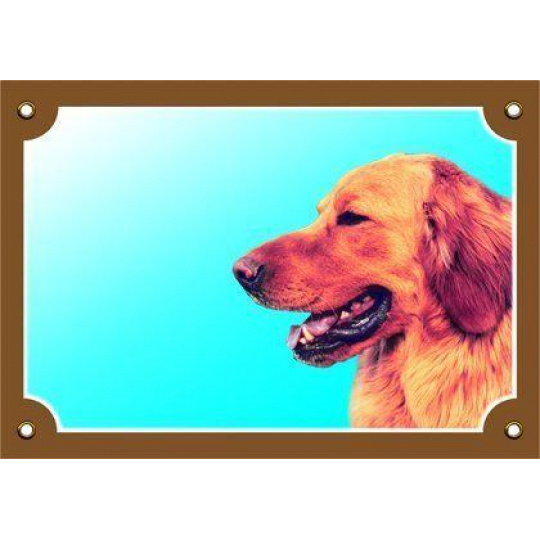 Farebná ceduľka Pozor pes, Hovaward Farebná ceduľka Pozor pes, Hovaward