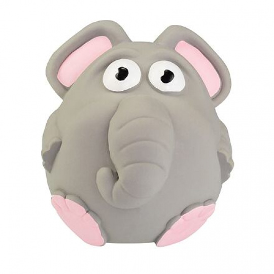 Slon s reálnym zvukom 11 cm, latex, HipHop Dog