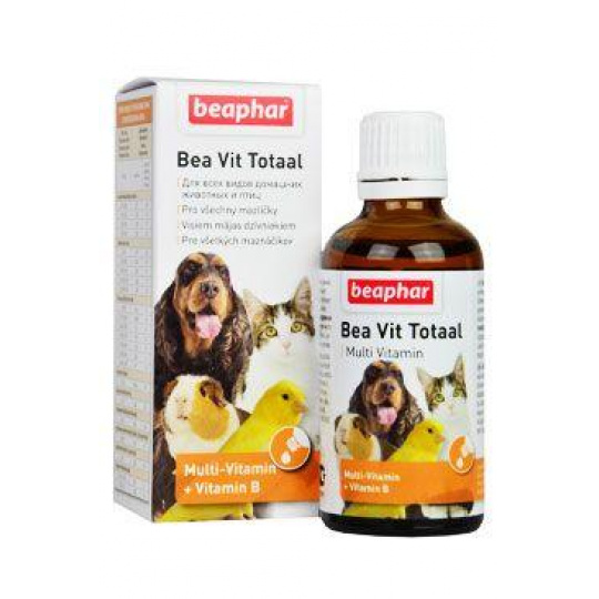 Beaphar Vit Total vitamínové kvapky pes, mačka 50ml Beaphar Vit Total vitamínové kvapky pes, mačka 50ml