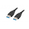 Lanberg CA-USBA-30CU-0018-BK USB kabel 1.8m 3.0 USB A Černá