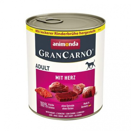 GRANCARNO Adult - so srdcom 800 g