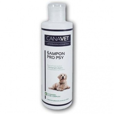 CANAVET šampón pre psy s antipar.prísadou Canabis CC 250ml