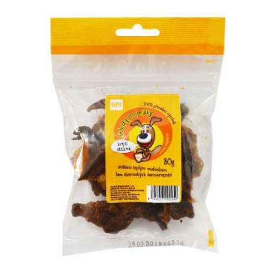 Pochúťka sušená MAPES morčacie stehná 80g Pochúťka sušená MAPES morčacie stehná 80g