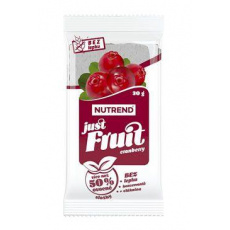 Nutrend JUST FRUIT brusnica 30g 1ks Nutrend JUST FRUIT brusnica 30g 1ks