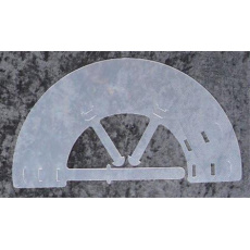 Ochranný golier Classic číry 12,5 cm