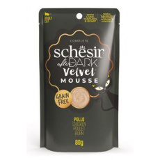 Schesir Cat kapsička After Dark Velvet Mousse kuracie 80g Schesir Cat kapsička After Dark Velvet Mousse kuracie 80g