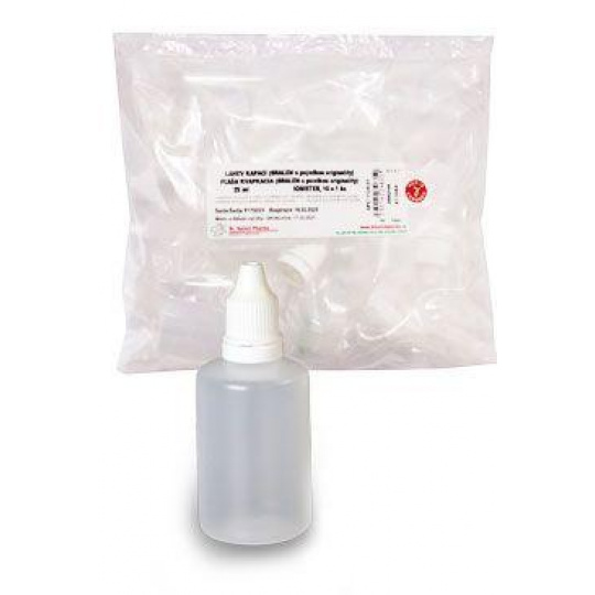 Fľaša kvapkacia s poistkou originality 25ml bralen 10ks Fľaša kvapkacia s poistkou originality 25ml bralen 10ks