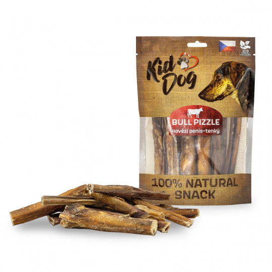 KIDDOG 100 % Natural Snack, hovädzí penis 12 cm / 200 g KIDDOG 100 % Natural Snack, hovädzí penis 12 cm / 200 g