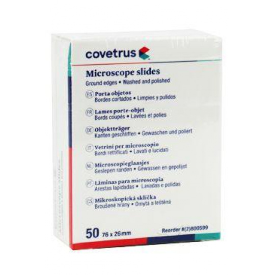 Mikroskopy podložné sklíčka 76x26 CVET 50ks Mikroskopy podložné sklíčka 76x26 CVET 50ks