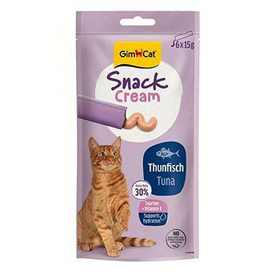 GimCat Snack Cream tuniak 6x15g GimCat Snack Cream tuniak 6x15g