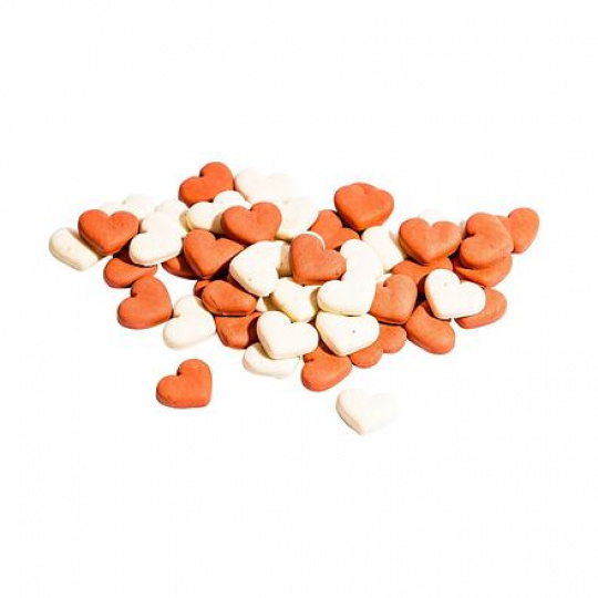 MINI HEARTS MIX STRAWBERRY jahodové srdiečka 2,5 kg MINI HEARTS MIX STRAWBERRY jahodové srdiečka 2,5 kg