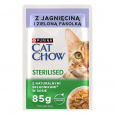 PURINA Cat Chow Sterilised Lamb and Beans - vlhké krmivo pro kočky - 4 x 85g