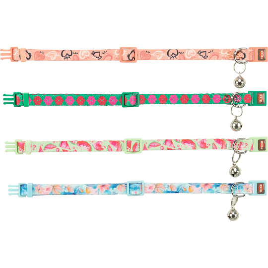 Obojok pre mačky, Flower Power, 19–31 cm/10 mm, rôzne farby Obojok pre mačky, Flower Power, 19–31 cm/10 mm, rôzne farby