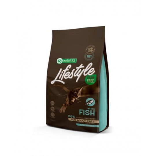 Natures P Lifestyle care cat adult white fish 1,5 kg Natures P Lifestyle care cat adult white fish 1,5 kg