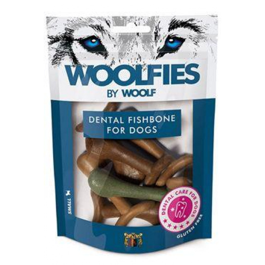 WOOLF Woolfies pochúťka Dental Fishbone S 200g WOOLF Woolfies pochúťka Dental Fishbone S 200g
