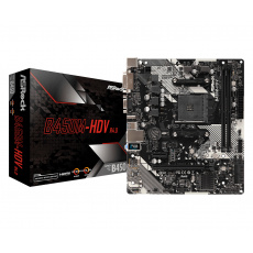 Asrock B450M-HDV R4.0 AMD B450 Socket AM4 Micro ATX