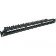 Alantec PK001 Patch panel UTP cat.6, 24 portů LSA s policí 1U 19"