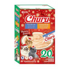 Pamlsok Inaba Churu Cat Vianočný Gift Box Tuniak & Kuracie 20 túb 280g