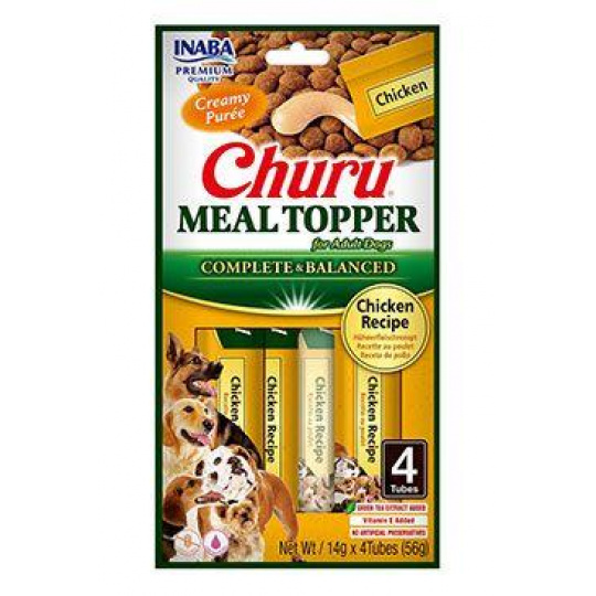Churu Dog Meal Topper Chicken Recipe 4x14g Churu Dog Meal Topper Chicken Recipe 4x14g