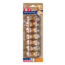 Pochúťka 8in1 Flavours Triple Flavour Bones XS/7ks