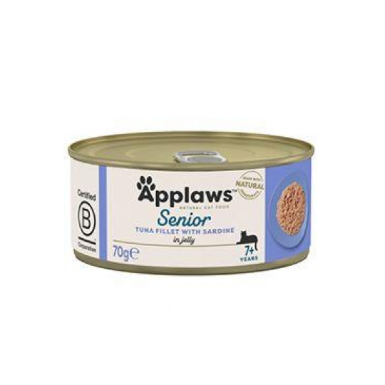 Applaws Cat konzerva Senior Jelly tuňák se sard.70g