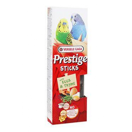VL Prestige Sticks Small Parakeets Eggs&Thyme 2x30g VL Prestige Sticks Small Parakeets Eggs&Thyme 2x30g